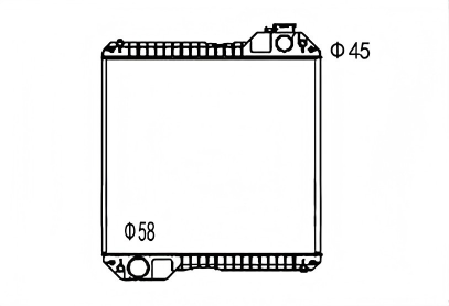 SREXR-CS019 CASE 621E 721D 721E Cooling Radiators