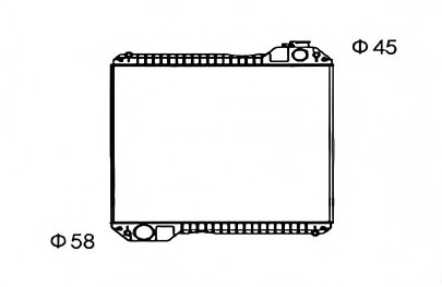 SREXR-CS021 CASE 821E Engine Cooling Radiators