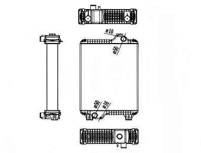 SREXR-CS026 CASE High Performance Cooling Radiators