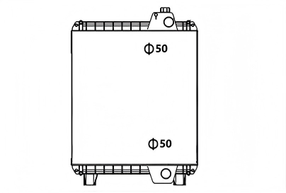 SREXR-CS027 T7000 T7030 CASE PUMA 165 170 180 Cooling Case Radiators