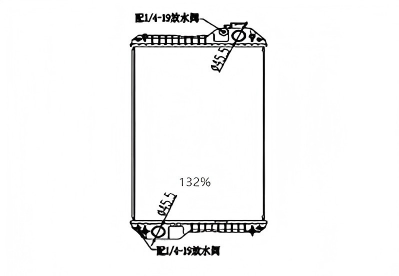 SREXR-CS032 CASE NEW HOLLAND Auto Cooling Radiators