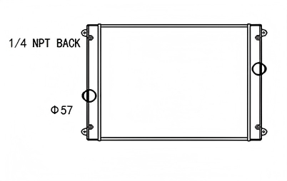 SREXR-CS035 CASE MAGNUM 235/250/260/280/290/310/315/340/370 CAR: TRATORES NEW HOLLAND MODEL:T8.270/T8.295/T8.325/T8.355/T8.385 Radiators