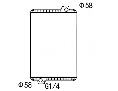 SREXR-CS037 CASE High Quality Cooling Radiators