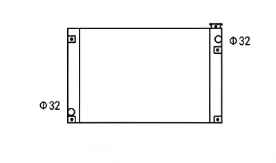 SREXR-CS038 CASE High Quality Cooling Radiators