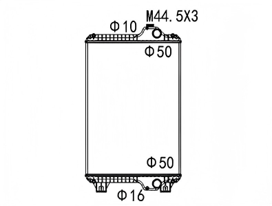 SREXR-CS039 CASE High Quality Cooling Radiators