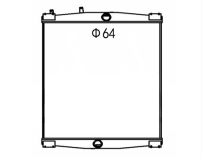 SREXR-JD007 JOHN DEERE 9120 9220 9320 9420 9520 9620 Cooling Radiator