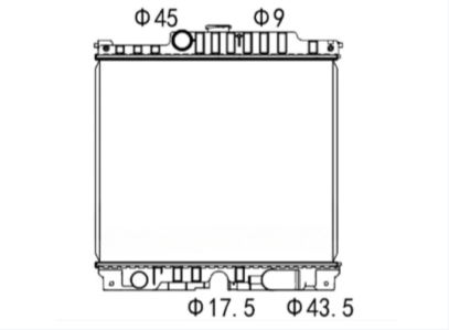 SREXR-JD013 Hot Sale JOHN DEERE 5403 5603 5605 5705 DIESEL C/S/AR Radiators