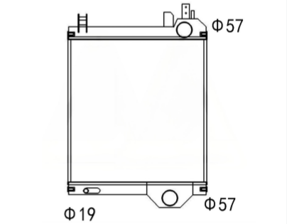 SREXR-JD016 Hot Sale JOHN DEERE 6110J Cooling Radiators