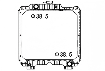 SREXR-NH005 NEW HOLLAND TRACTOR High Quality Radiators