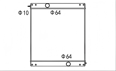 SREXR-NH007 NEW HOLLAND TRACTOR T9.450 505 560 615 670 Radiators