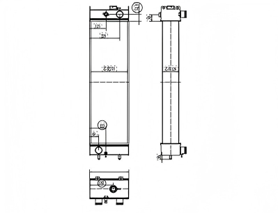 SREXR-NH009 NEW HOLLAND Auto Cooling Radiators