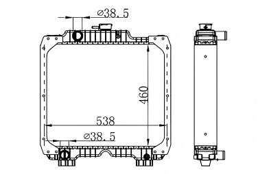 SREXR-NH010 NEW HOLLAND TRACTOR Engine Radiators