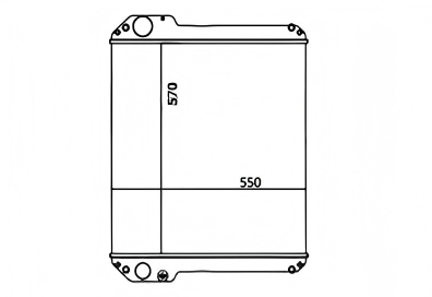 SREXR-VOL025 VOLVO BL61 Auto Cooling Radiators