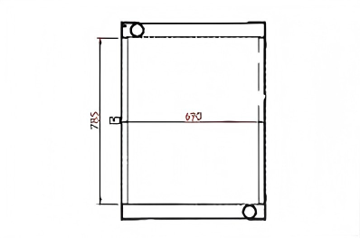 SREXR-VOL027 VOLVO G740B Cooling Radiators