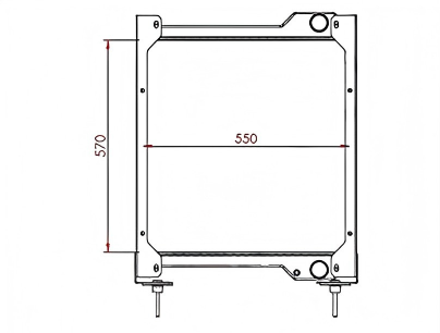 SREXR-VOL028 VOLVO BL60 BL60B BL61 BL70 BL70B BL71B BL71PAUS Radiators