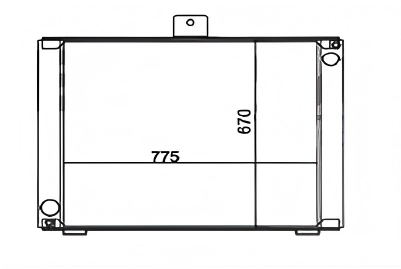SREXR-VOL031 VOLVO G700B Auto Cooling Radiators