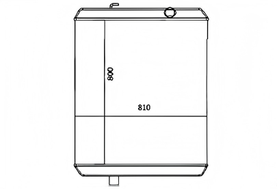 SREXR-VOL032 VOLVO 4500 Engine Cooling Radiators
