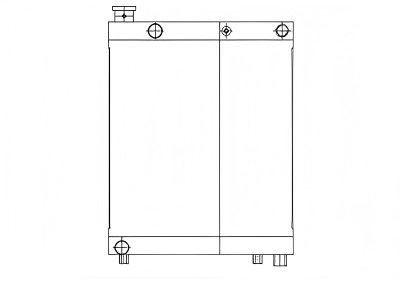 SREXR-VOL033 VOLVO DD25 High Quality Brazing Radiators