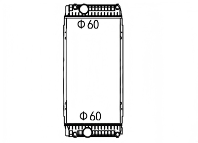 SREXR-VOL041 VOLVO High Performance Auto Cooling Radiators