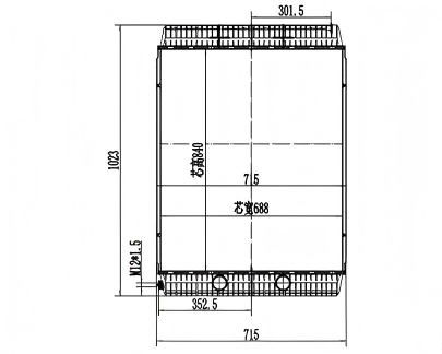 SREXR-VOL047 VOLVO High Performance Cooling Radiators