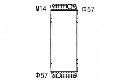 SREXR-VOL048 VOLVO EC210C 220D Engine Cooling Radiators
