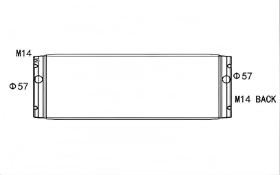 SREXR-VOL053 VOLVO EC380 Engine Cooling Radiators