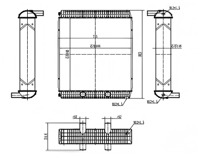SREXR-VOL054 VOLVO Engine Cooling Radiators