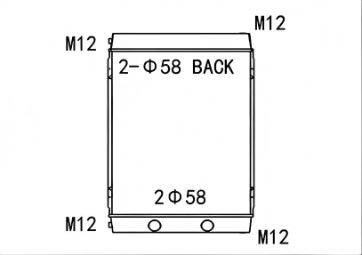 SREXR-VOL055 VOLVO A25 A30 Auto Cooling Radiators