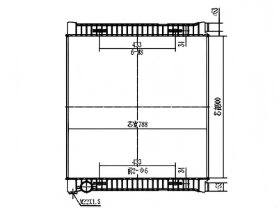 SREXR-VOL056 VOLVO Generator Auto Cooling Radiators