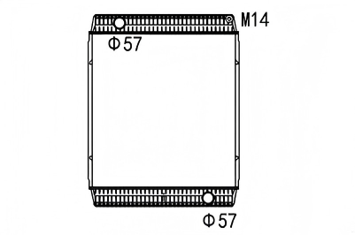 SREXR-VOL057 VOLVO A30G Engine Cooling Radiators