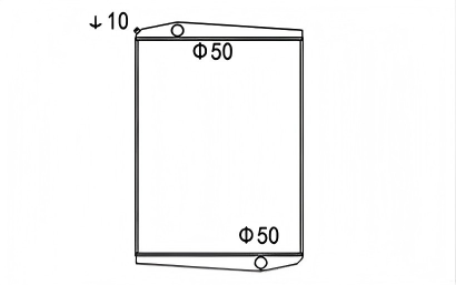 SREXR-VOL059 VOLVO DRW NL Engine Cooling Radiators