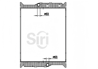 SREXR-AGE053 Generator Auto Cooling Radiators