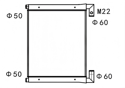 SREXR-AGE054 Generator Automotive Cooling Radiators