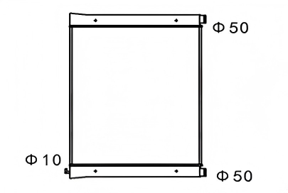 SREXR-AGE055 Generator Automotive Cooling Radiators