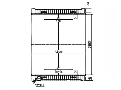 SREXR-AGE056 VOLVO Generator All Aluminium Cooling Radiators