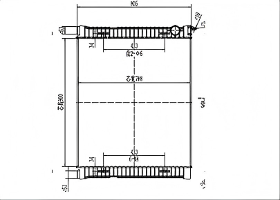 SREXR-AGE057 VOLVO Generator All Aluminium Cooling Radiators