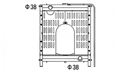 SREXR-AGE064 Hot Sale Generator Engine Cooling Radiators