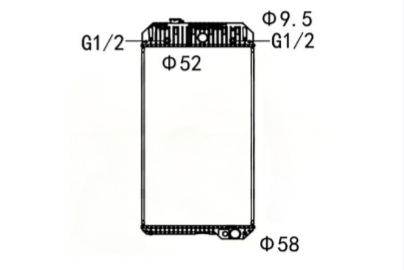 SREXR-AGE068 Hot Sale Generator Engine Cooling Radiators