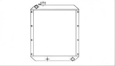 SREXR-CAT018 Caterpillar CAT E308C Auto Radiator