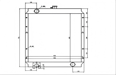 SREXR-CAT020 Caterpillar CAT E312C Auto Radiator