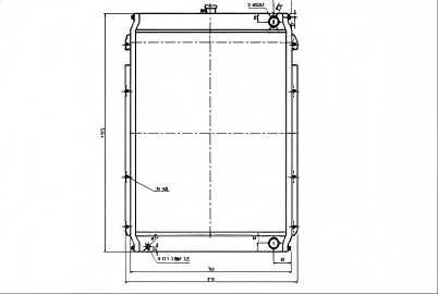 SREXR-CAT029 Caterpillar CAT E320B Auto Radiator