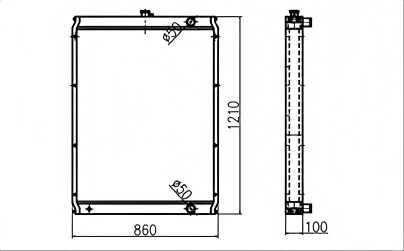 SREXR-CAT041 Caterpillar CAT E330C Auto Radiators
