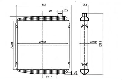 SREXR-CAT076 Caterpillar CAT 740D Auto Radiators