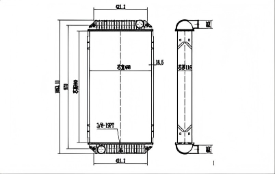 SREXR-CAT101 Caterpillar CAT 140M Auto Radiators