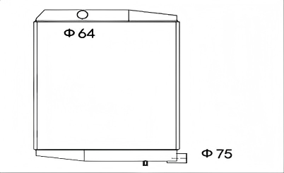 SREXR-CAT102 Caterpillar CAT 740B Auto Radiators