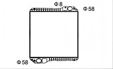 SREXR-CAT115 Caterpillar 415F 416F 420F2 427F2 428F2 430F 432F2 Radiators