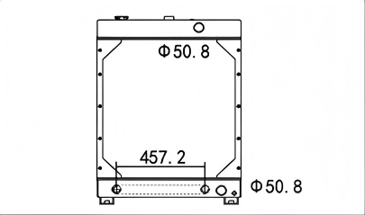 SREXR-CAT123 Caterpillar IT18F IT24F 3114 924F Engine Cooling Radiators