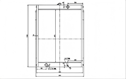 SREXR-DOO021 DOOSAN S250LC-V S290LC-V Water Engine Radiators