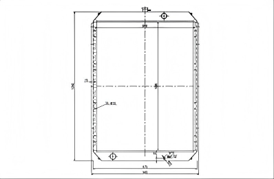 SREXR-DOO022 DOOSAN S300LL S300LC-V Water Engine Radiators