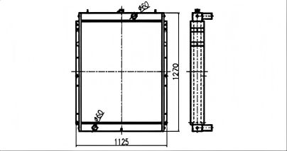 SREXR-DOO025 DOOSAN S340LC-V/S500LC-V S470LC-V S420LC-V Radiators